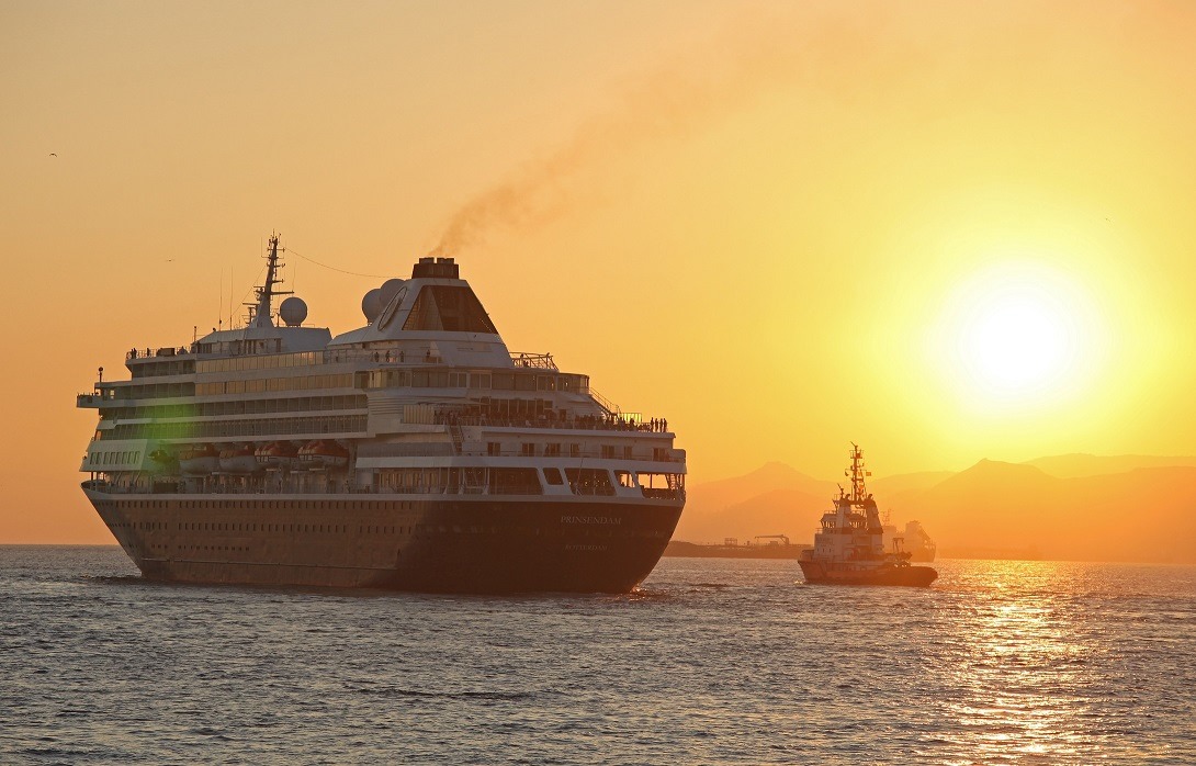 Cruise Ships in Greece by Patroklos Stellakis