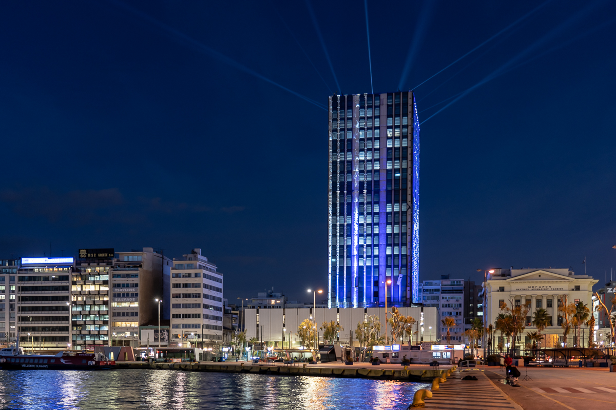 Piraeus Tower in Greece Photo by Patroklos Stellakis