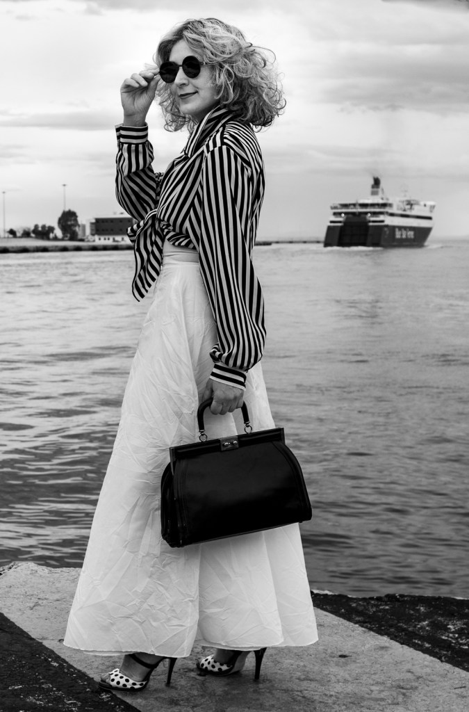 Street Fashion Photography in Piraeus Port by Patroklos Stellakis
