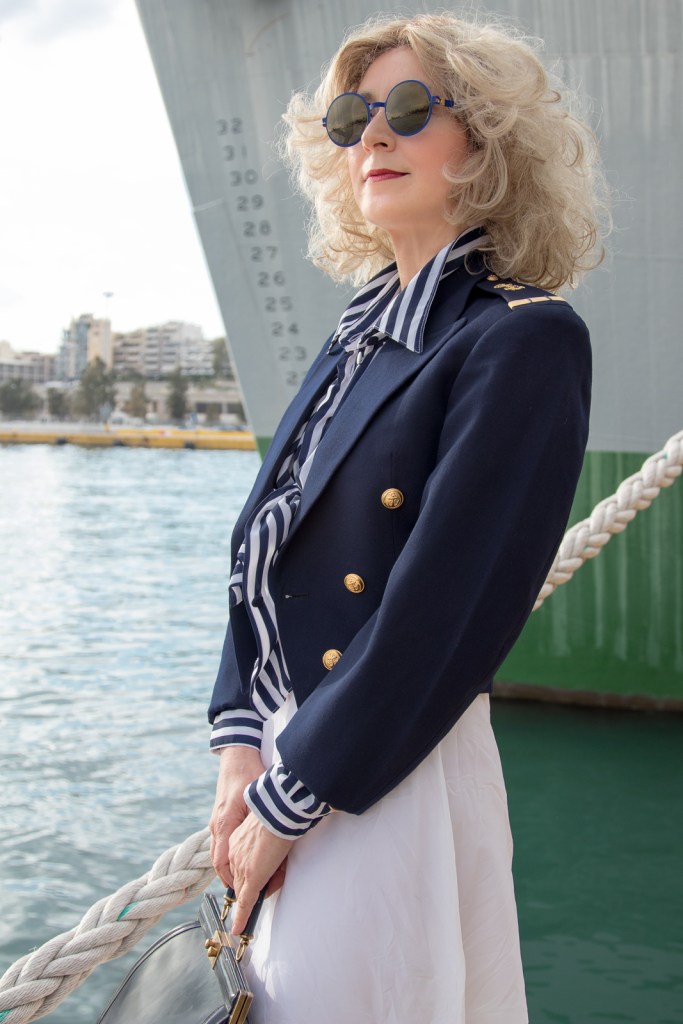 Street Fashion Photography in Piraeus Port by Patroklos Stellakis