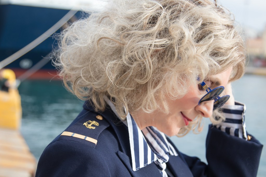 Street Fashion Photography in Piraeus Port by Patroklos Stellakis