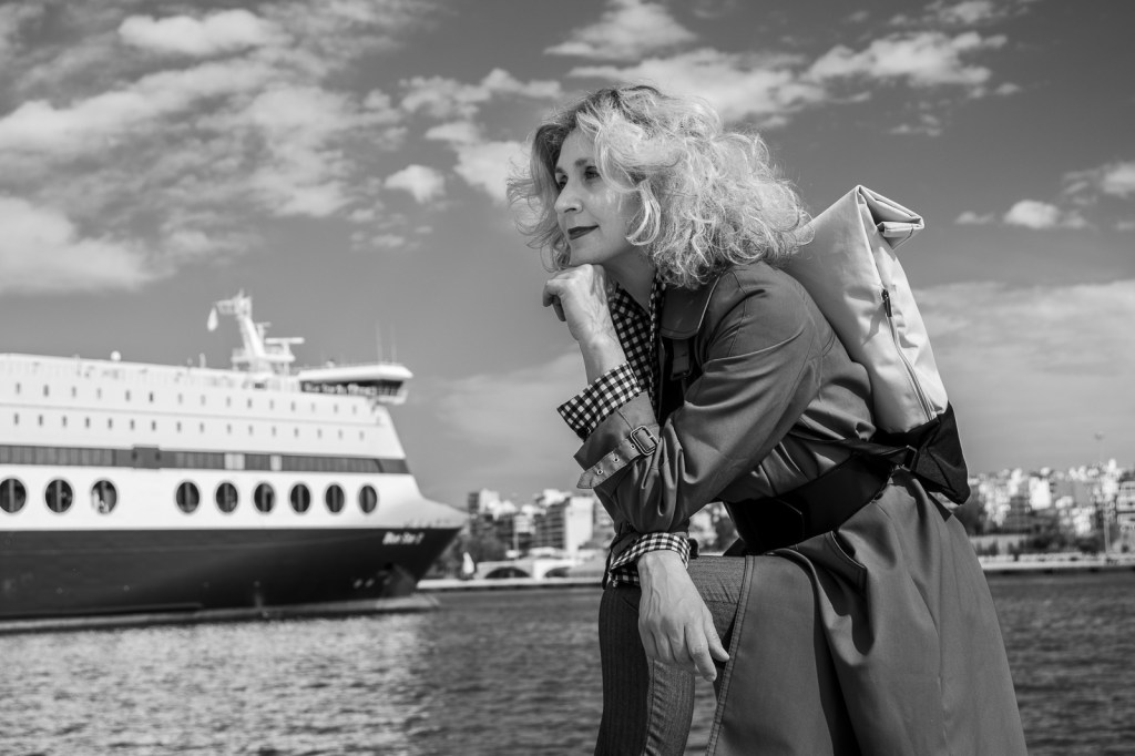 Street Fashion Photography in Piraeus Port by Patroklos Stellakis